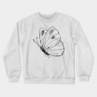 Ink Butterfly Side View Crewneck Sweatshirt